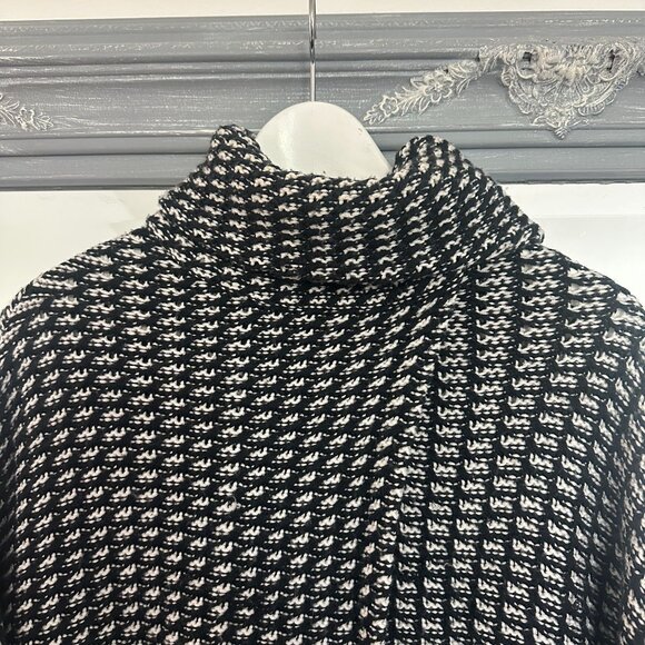Diane von Furstenberg Ahiga Wool Tweed Turtleneck Sweater Size Small - Picture 7 of 14